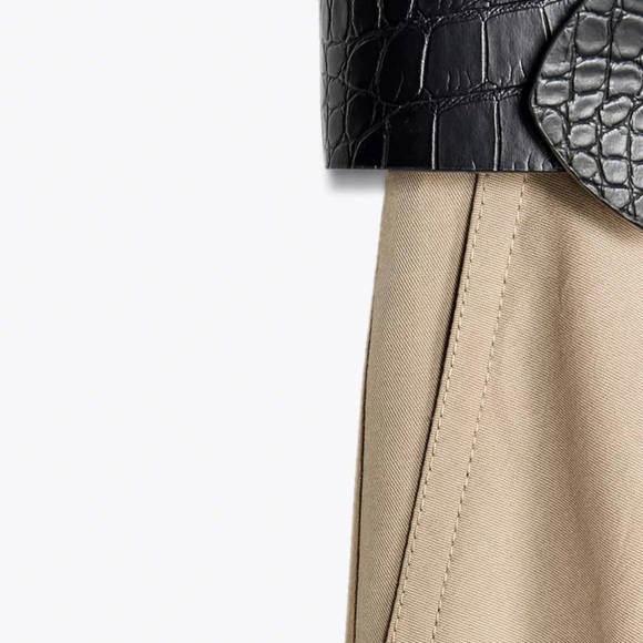 NWT ZARA SHOULDER PAD DRESS - Picture 11 of 12